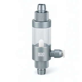 12/16mm external Co2 Diffuser on a white background, branded 'Wyn Aqua'.