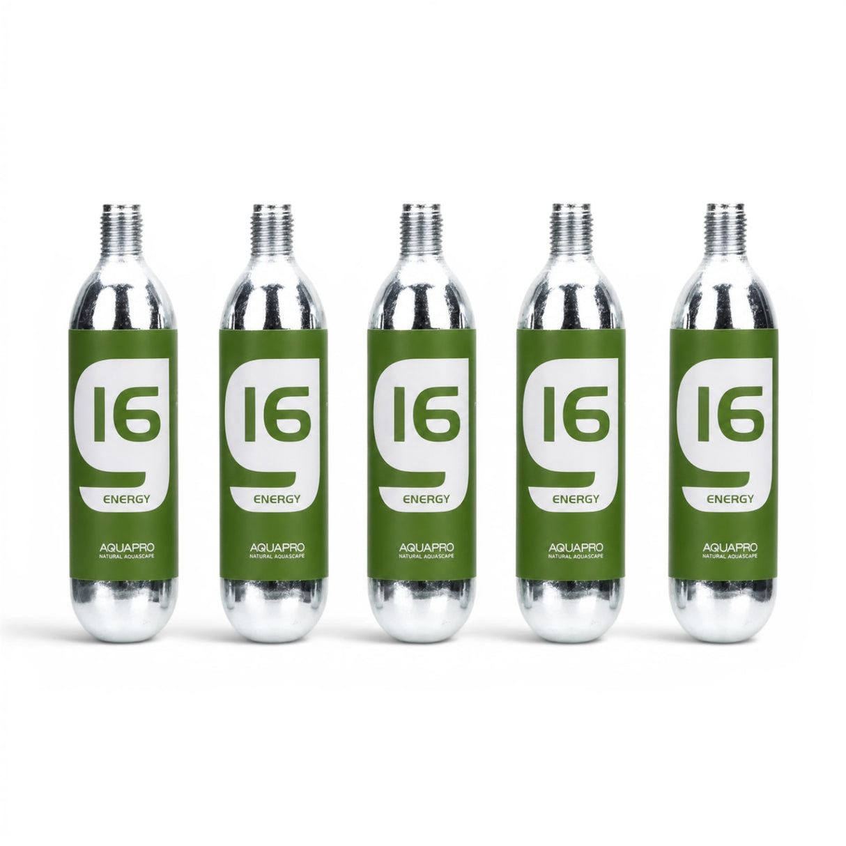 16g Disposable CO₂ Cartridges – 5-Pack