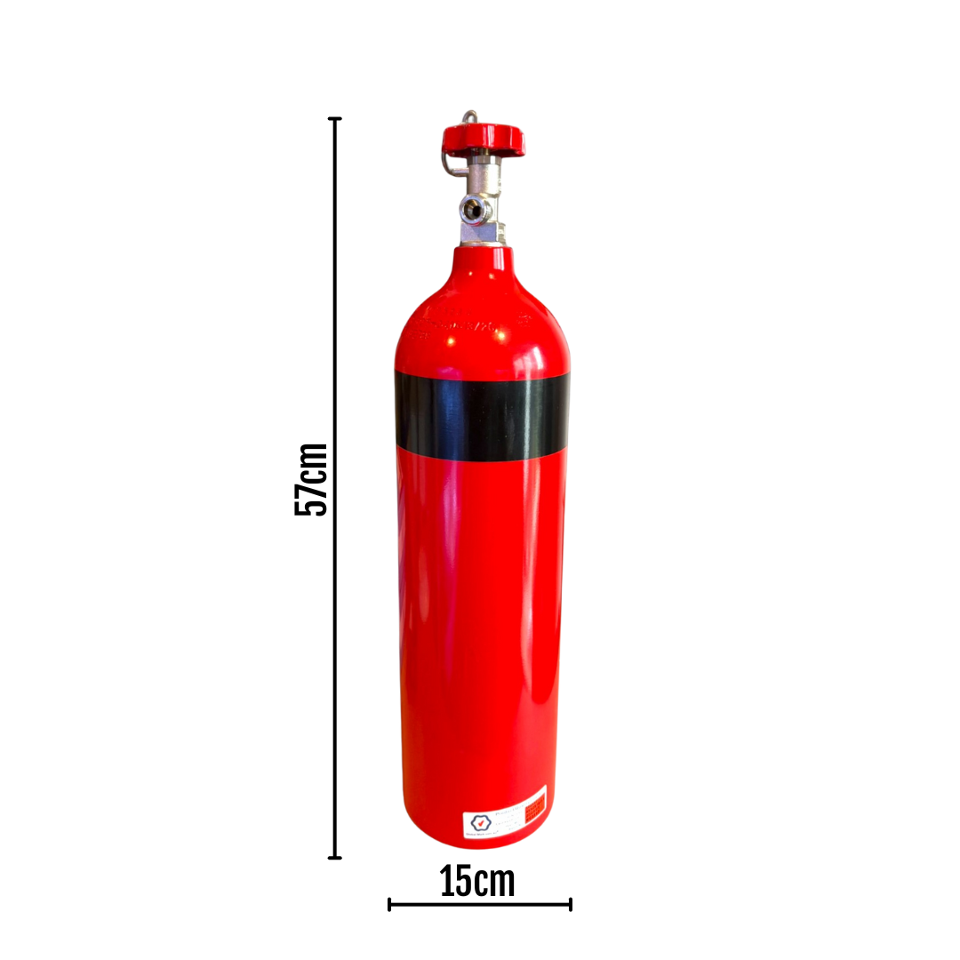 CO₂ Valved Cylinder for Aquariums - 3.5kg
