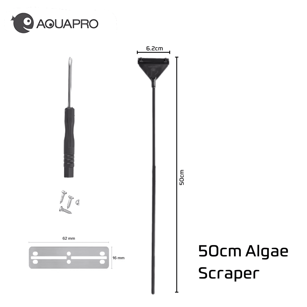 Aquapro Algae Scraper - 50cm