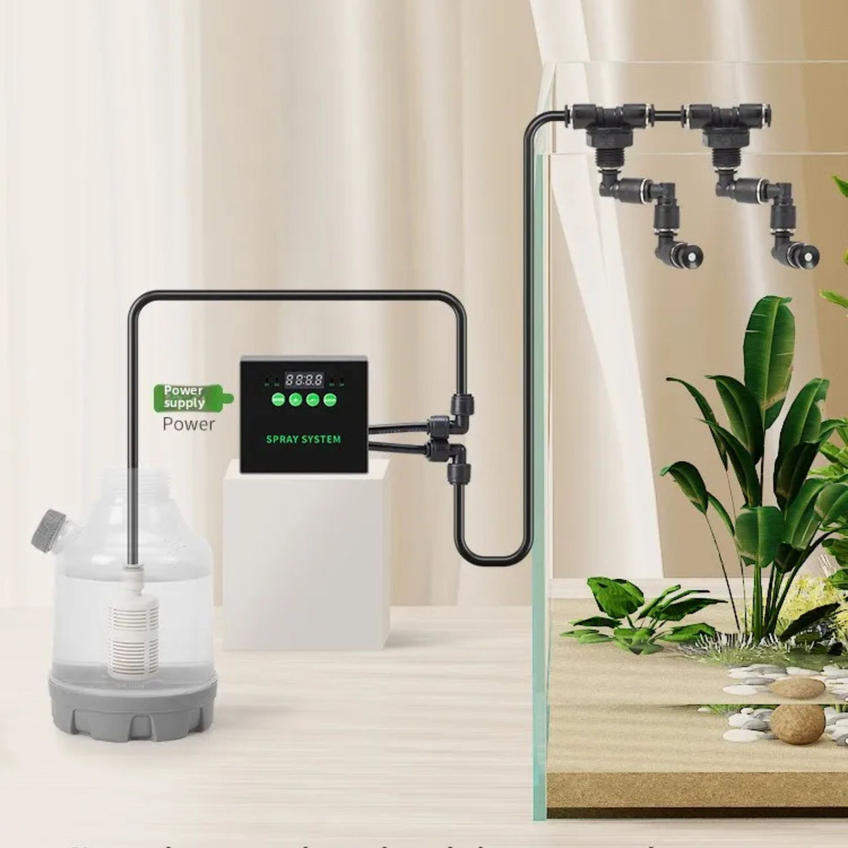 Automatic Terrarium Misting System – Complete Spray Kit