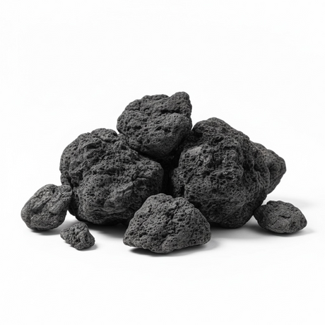 Pure Aquarium Black Lava Stone