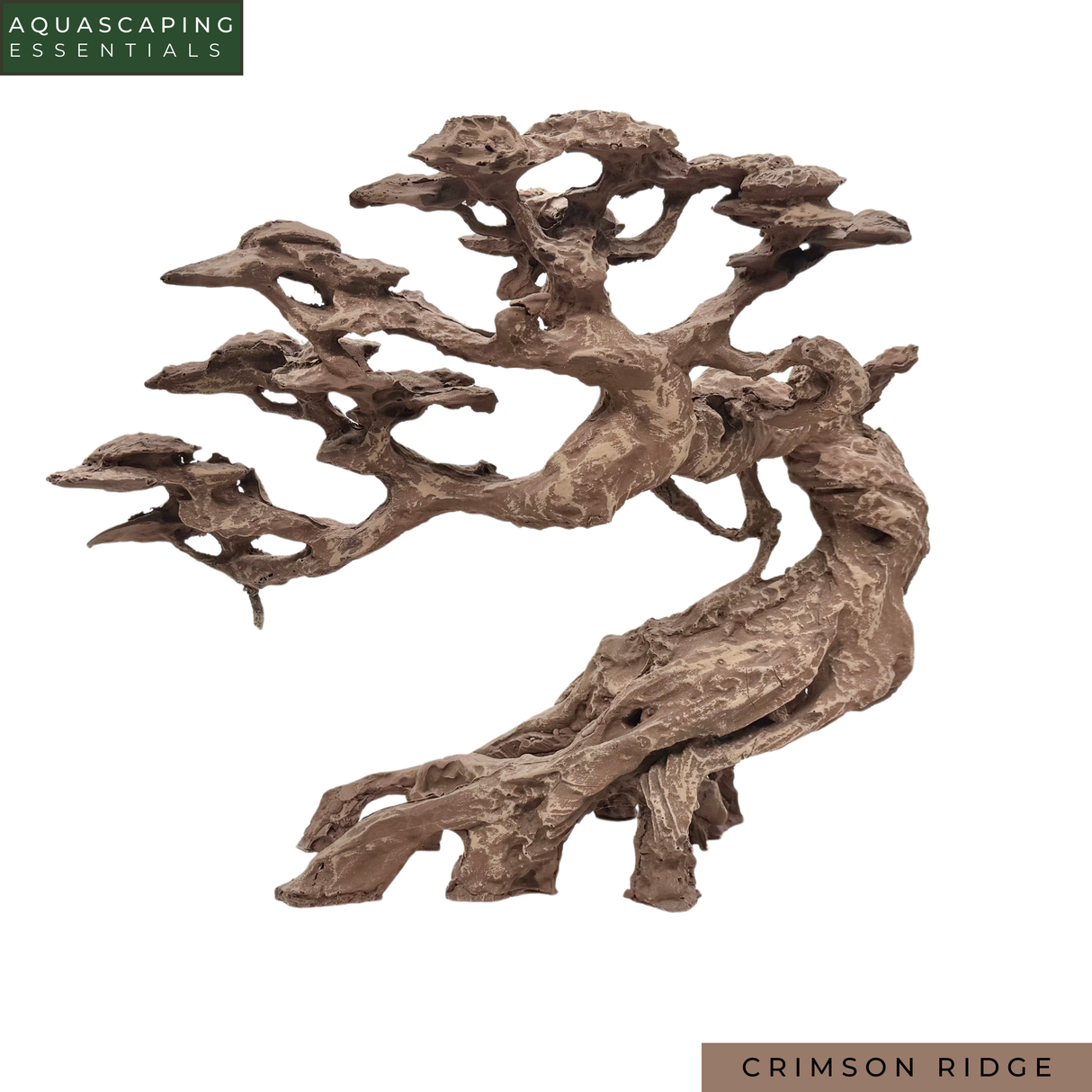 Crimson Ridge Resin Bonsai Tree