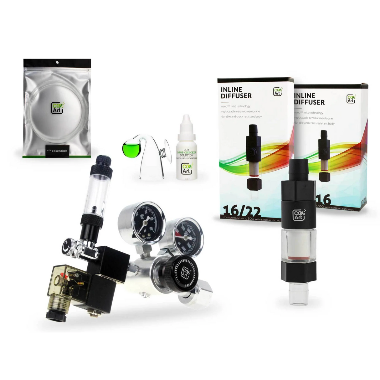 Co2 Art Pro-SE Series Complete Aquarium CO2 System with Inline Co2 Diffuser