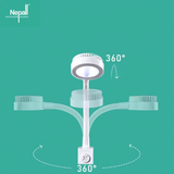 Nepall Adjustable Clip-On LED Light with Heat Sink