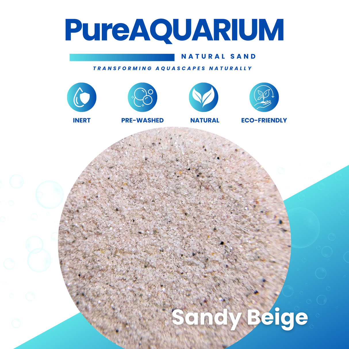 PureAquarium Sand - Sandy Beige