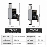 Week Aqua Quick Plug CO2 Solenoid Valve
