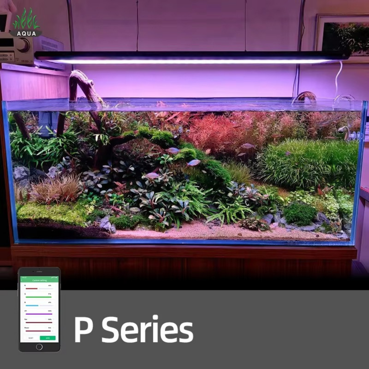 Week Aqua P Series B3.0 RGB-UV 60-150cm Fish Tank LED Lights – The
