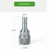 Wyin Aqua Quick-Plug CO₂ Adapter