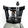 Aquapro Single Stage Compact CO2 Regulator showing the working pressure gauge and precision needle valve - The Aquascape Shop