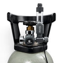 Aquapro Single Stage Compact CO2 Regulator showing the working pressure gauge and precision needle valve - The Aquascape Shop