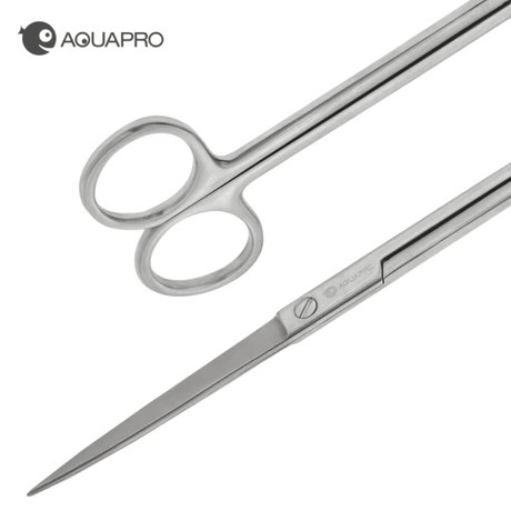 Aquapro Pro Aquarium Scissors - Silver - The Aquascape Shop