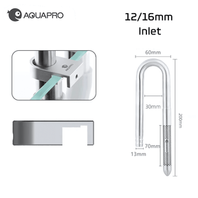 Aquapro ProFlow Stainless Steel Filter Pipes - The Aquascape Shop