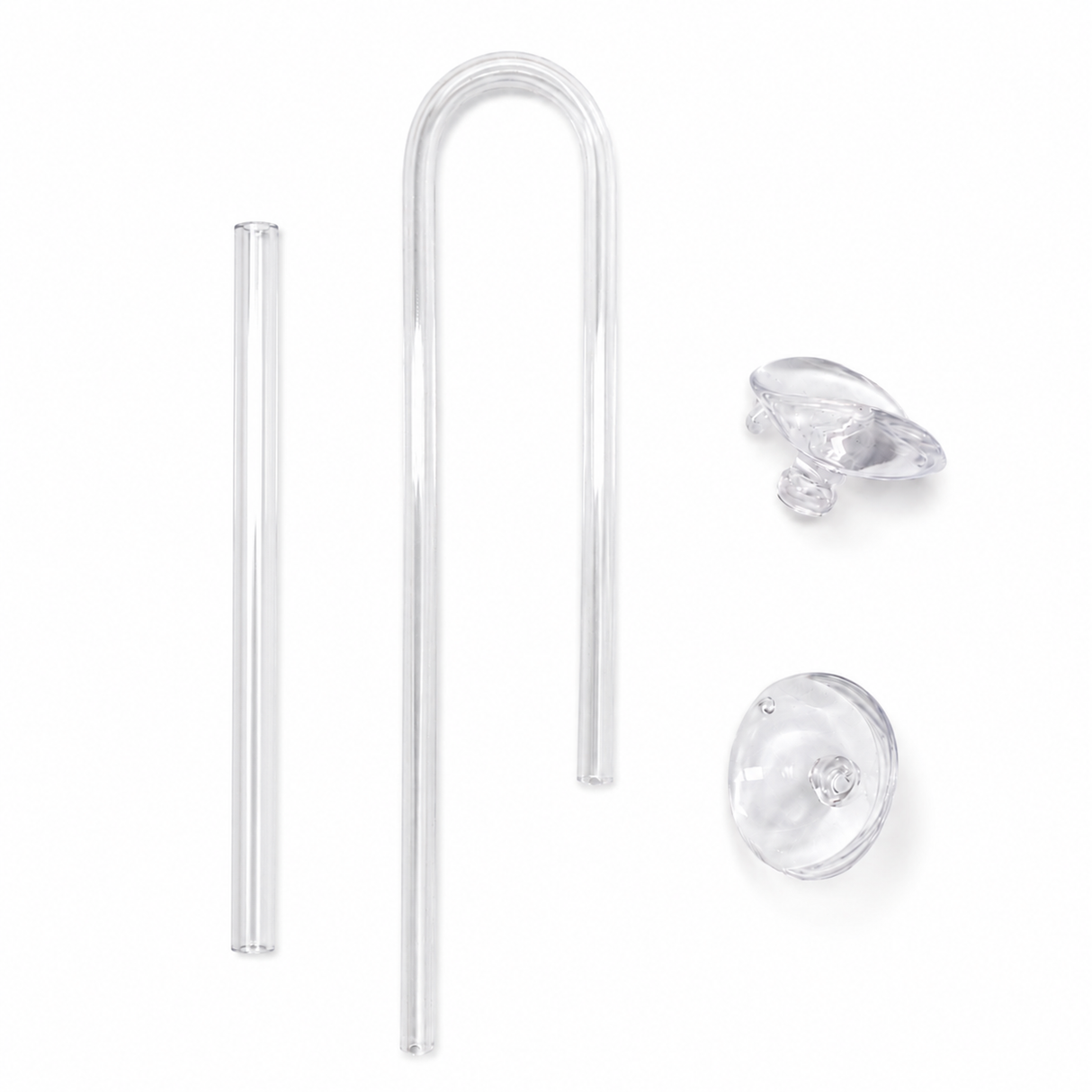 Aquapro Tubing Holder - Acrylic U-Bend with Suction Cups