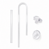Aquapro Tubing Holder - Acrylic U-Bend with Suction Cups