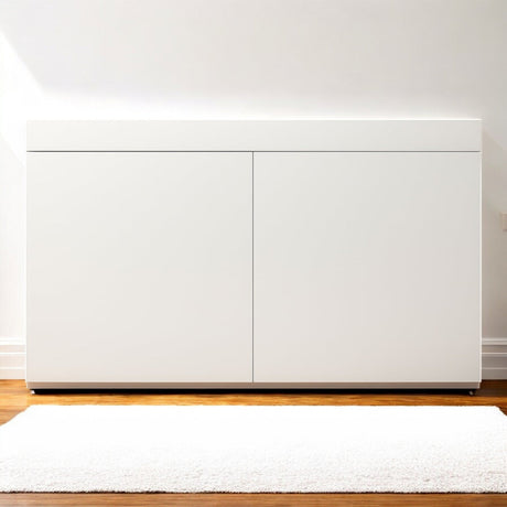 Aquascaping Essentials Aquarium Cabinet – 120x50x80cm Pure White - The Aquascape Shop