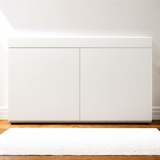 Aquascaping Essentials Aquarium Cabinet – 120x50x80cm Pure White - The Aquascape Shop