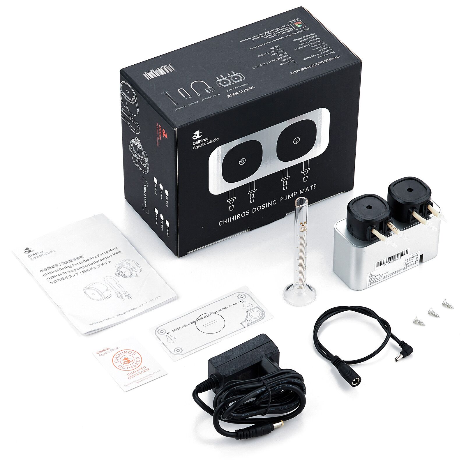 発送日 10/16以降 Chihiros C2 と水槽セット chihiros-2-channel-dosing-pump