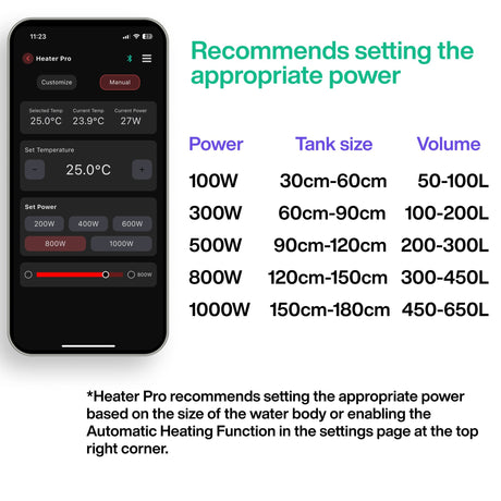 Chihiros Heater Pro – Smart External Aquarium Heater | 10W–1000W - The Aquascape Shop