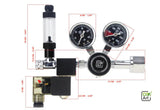 Co2 Art PRO - SE Series - Aquarium CO2 Dual Stage Regulator with Integrated Solenoid - The Aquascape Shop