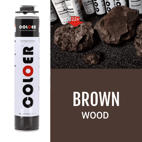COLOER Hardscape Expanding Foam – 900ml - The Aquascape Shop