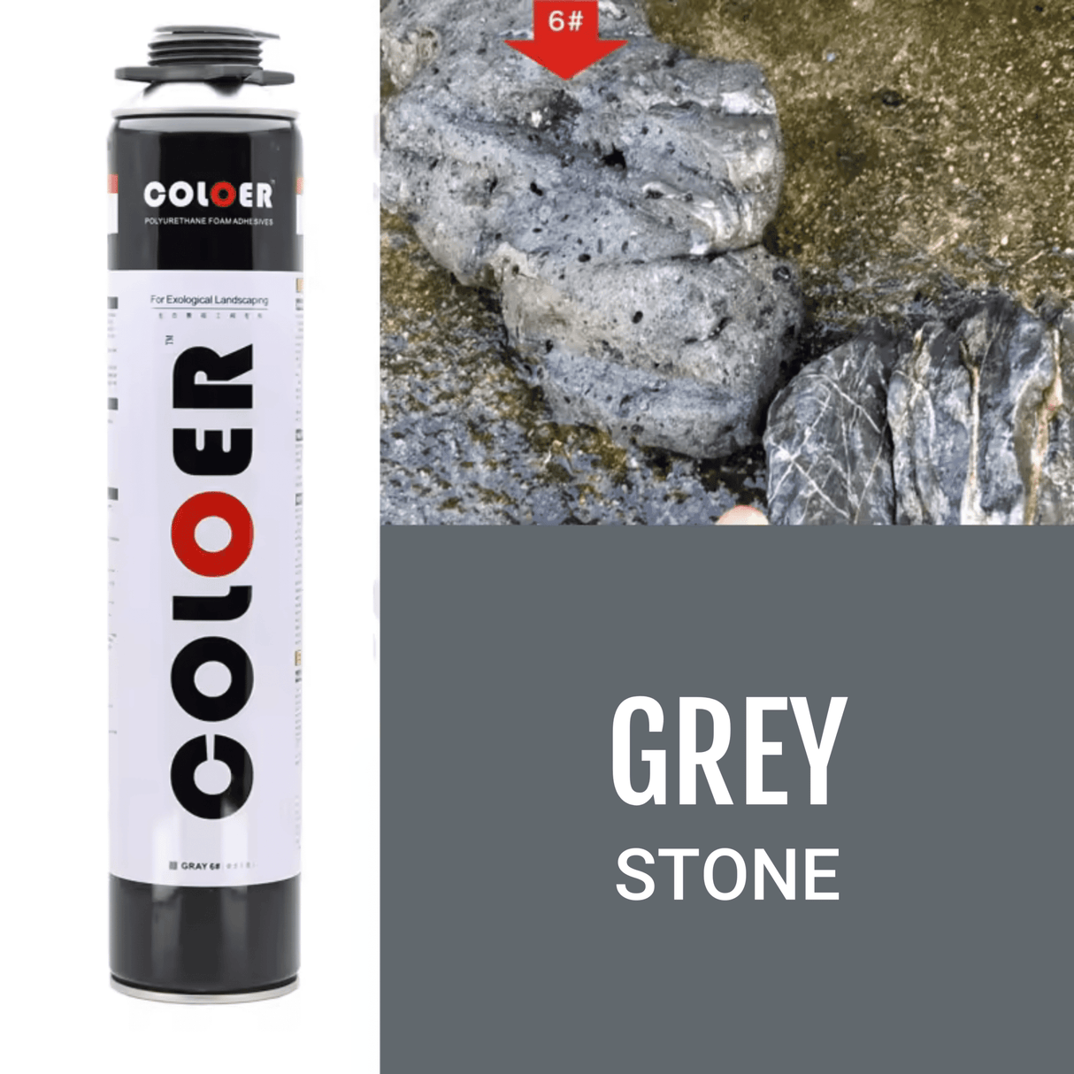 COLOER Hardscape Expanding Foam – 900ml - The Aquascape Shop