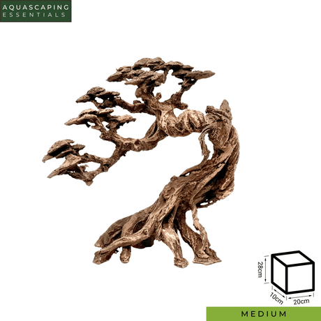 Crimson Ridge Resin Bonsai Tree - The Aquascape Shop