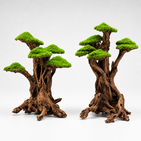 Grove Resin Bonsai Tree Set