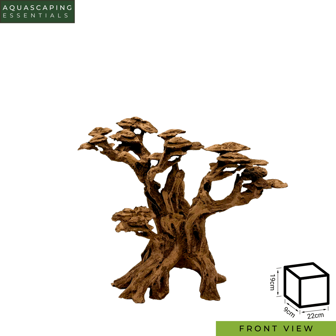 Mosswood Compact Resin Bonsai Tree