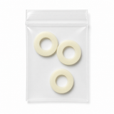 Nylon CO₂ washer 3-pack in resealable bag for SodaStream CO₂ adapter