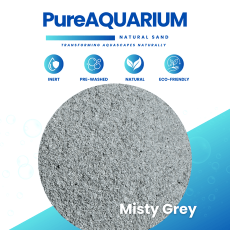 PureAquarium Sand – Misty Grey - The Aquascape Shop