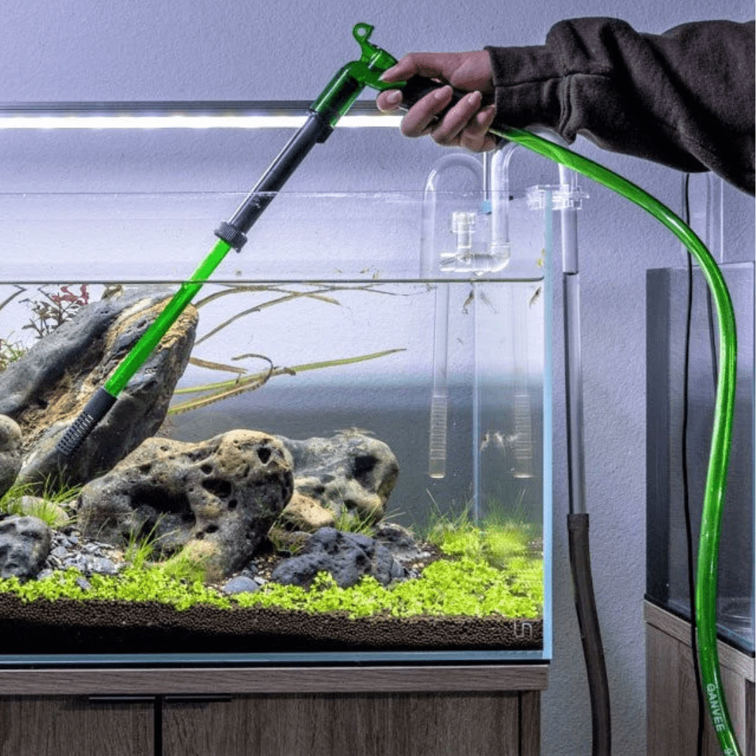 Qanvee Adjustable Gravel Vacuum E Series - The Aquascape Shop