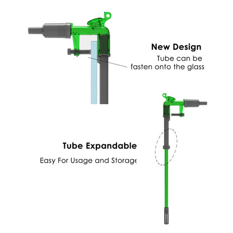 Qanvee Clamp On Gravel Vacuum S Series - The Aquascape Shop