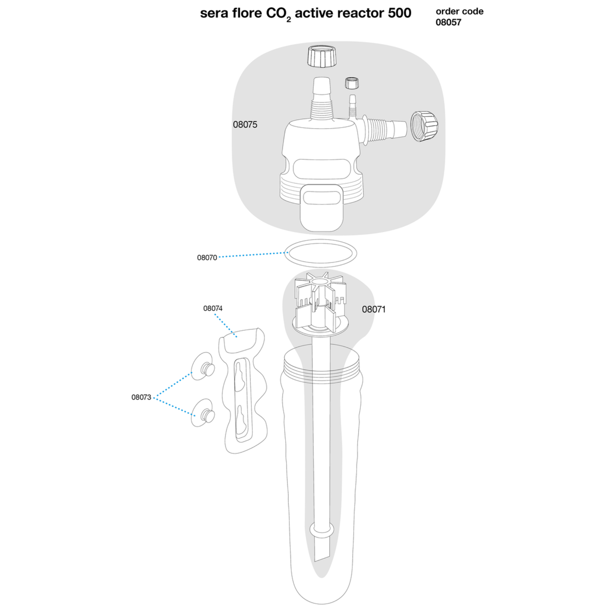 Sera Flore CO2 Active Reactor - The Aquascape Shop
