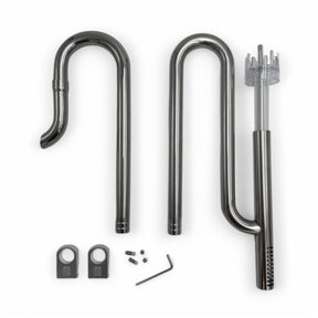 Stainless Steel Aquarium Filter Pipe & Skimmer Adjustable Outlet Complete Set - 16/22mm - The Aquascape Shop
