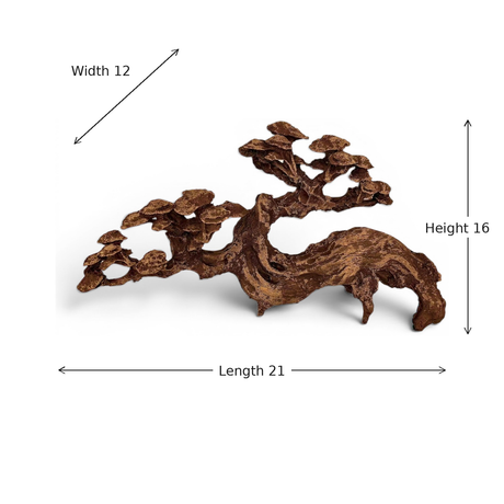 Sweeping Resin Bonsai Tree