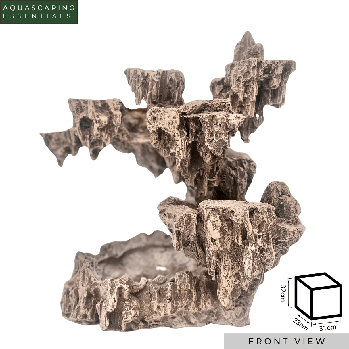 Thunderstone Rockscape Resin Sand Waterfall - The Aquascape Shop