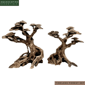 Timeless Forest Set Resin Bonsai Tree - The Aquascape Shop