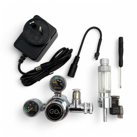 UUIDEAR PRO M100 Dual Gauge Mini CO₂ Regulator - The Aquascape Shop