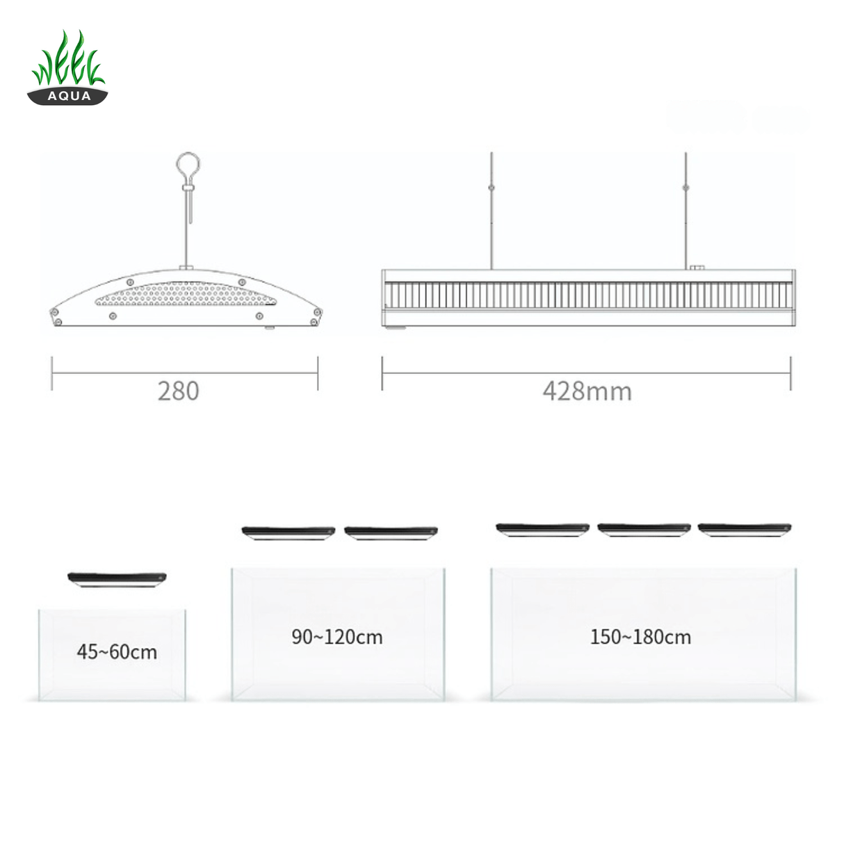 Week Aqua A Series RGB - UV LED - The Aquascape Shop