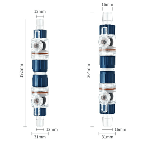 Week Aqua Double Tap Filter Hose Connector – Quick - Disconnect for Canister Filters - The Aquascape Shop