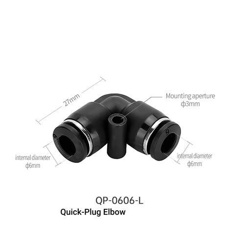 Week Aqua Quick - Plug Elbow Connector - The Aquascape Shop