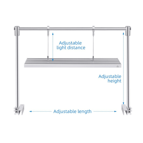 Week Aqua Side - Mount Aquarium Light Stand - The Aquascape Shop