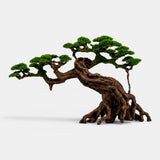 Windswept Resin Bonsai Tree