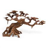 Windswept Resin Bonsai Tree