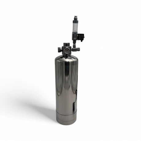 Wyin Aqua Citric Acid CO₂ System – Stainless Steel 2L Complete Kit with Regulator, Solenoid & Diffuser - The Aquascape Shop