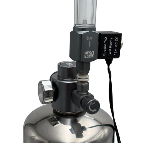 Wyin Aqua Citric Acid CO₂ System – Stainless Steel 5L Complete Kit with Regulator, Solenoid & Diffuser - The Aquascape Shop