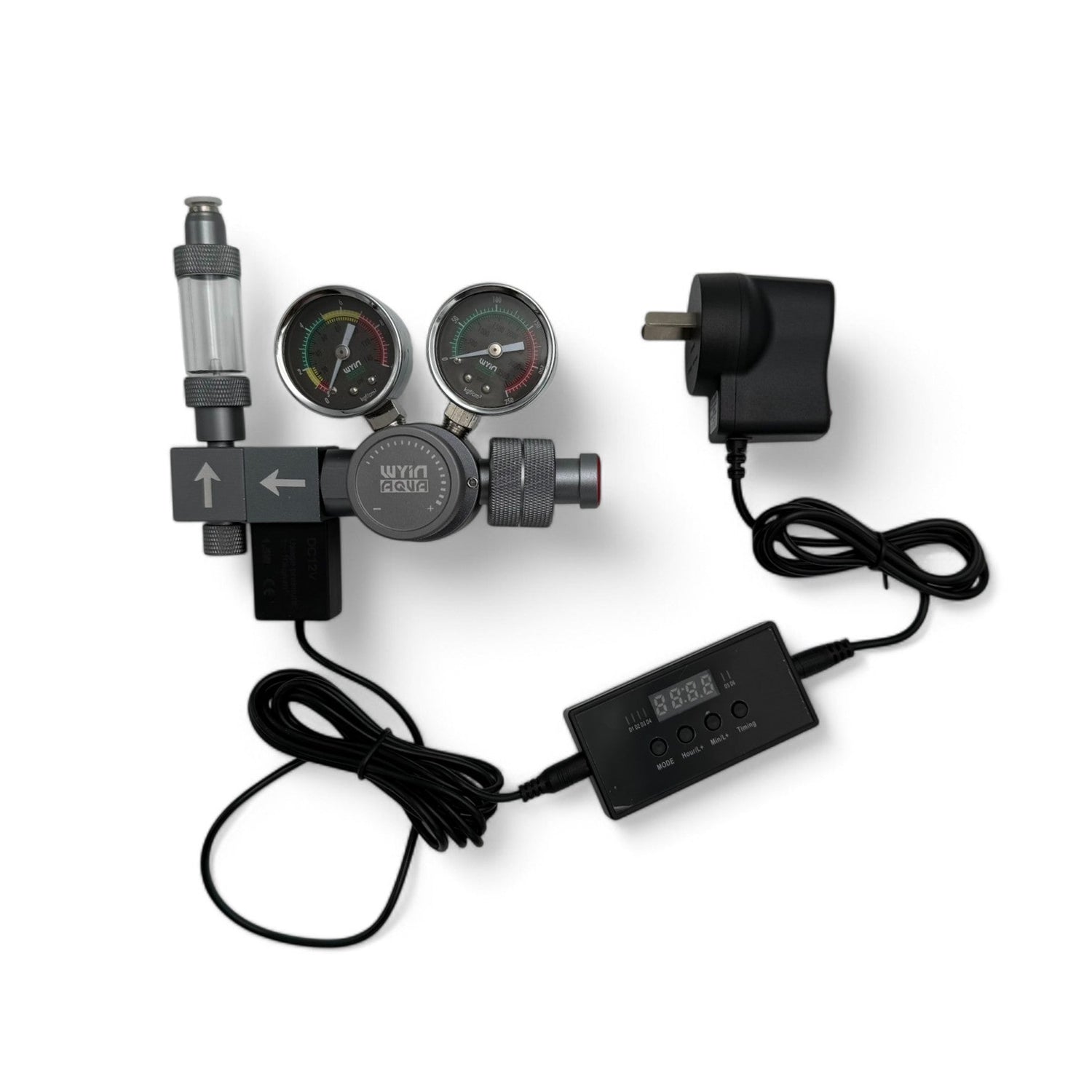 Wyin Aqua Dual Stage Smart CO₂ Modular Regulator - The Aquascape Shop