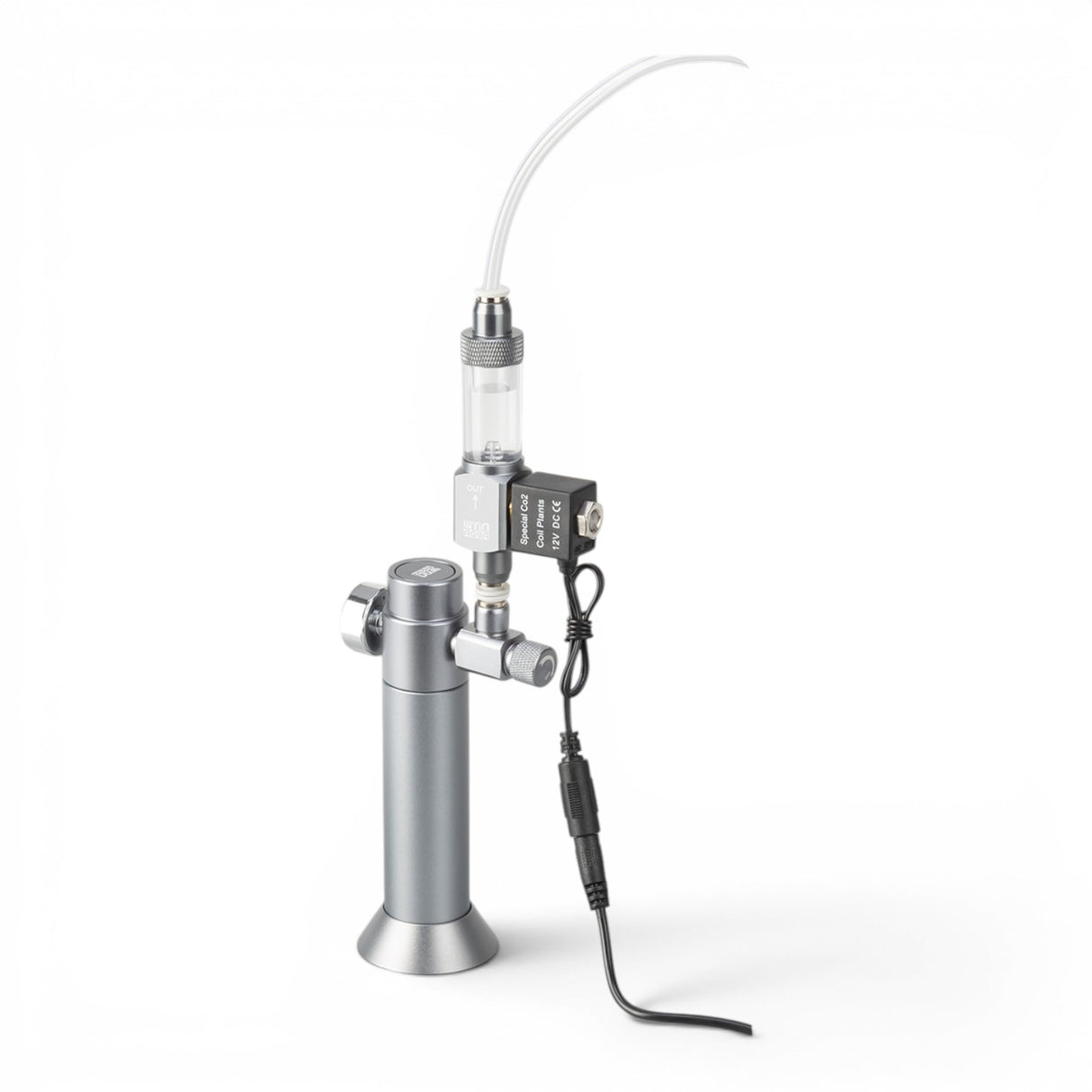 Wyin Aqua Mini CO₂ Regulator with Integrated Solenoid & Bubble Counter