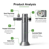 Wyin Aqua Mini CO₂ Regulator with Integrated Solenoid & Bubble Counter